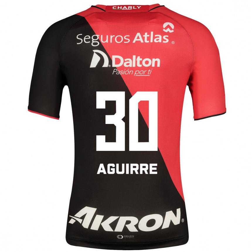 Hombre Fútbol Camiseta Eduardo Aguirre #30 Negro 1ª Equipación 2023/24 México