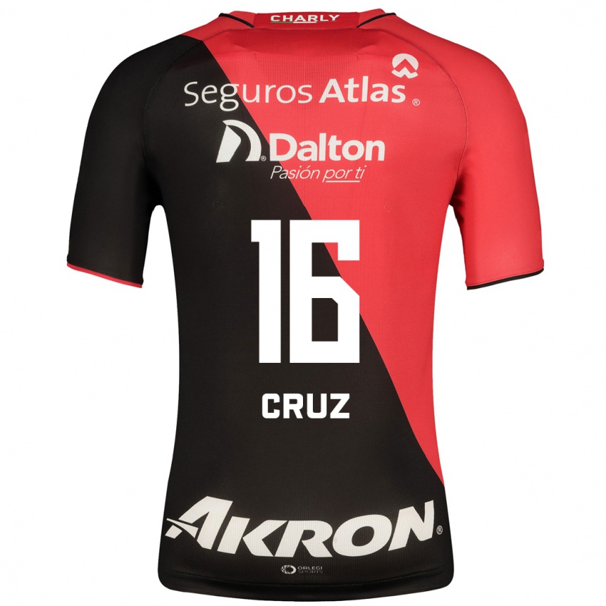 Hombre Fútbol Camiseta Daniela Cruz #16 Negro 1ª Equipación 2023/24 México