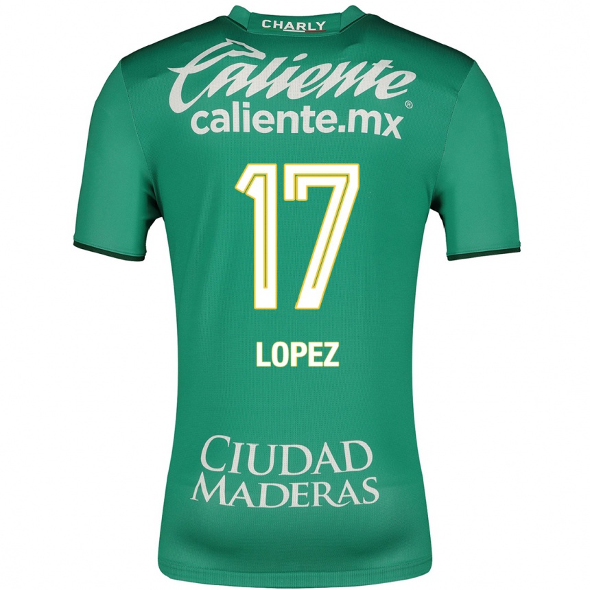 Hombre Fútbol Camiseta Nicolas Lopez #17 Verde 1ª Equipación 2023/24 México