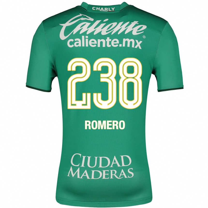 Hombre Fútbol Camiseta Paulo Romero #238 Verde 1ª Equipación 2023/24 México