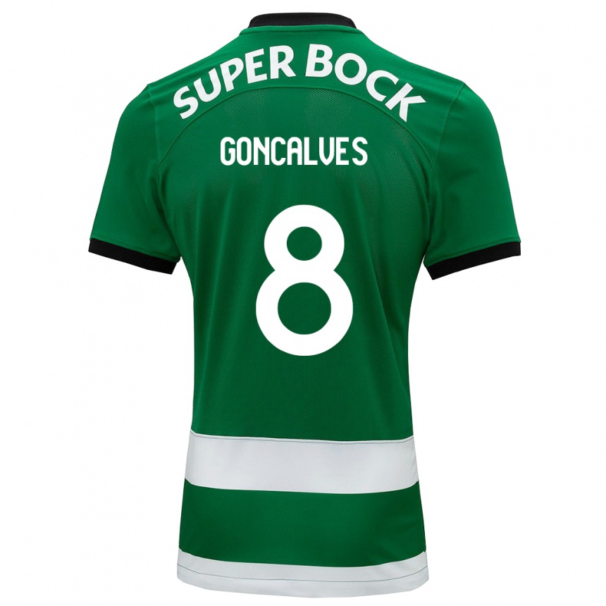 Hombre Fútbol Camiseta Pedro Gonçalves #8 Verde 1ª Equipación 2023/24 México