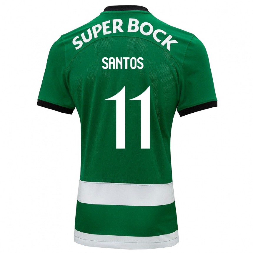 Hombre Fútbol Camiseta Nuno Santos #11 Verde 1ª Equipación 2023/24 México