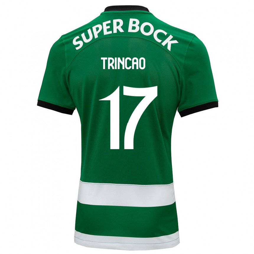 Hombre Fútbol Camiseta Trincão #17 Verde 1ª Equipación 2023/24 México