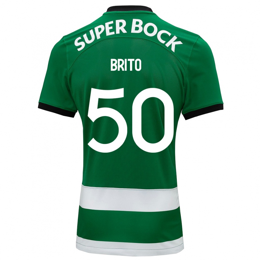 Hombre Fútbol Camiseta Alexandre Brito #50 Verde 1ª Equipación 2023/24 México