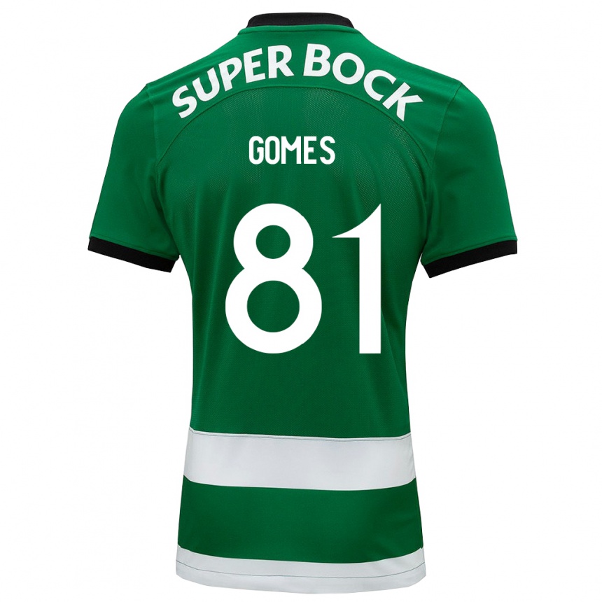 Hombre Fútbol Camiseta Salvador Gomes #81 Verde 1ª Equipación 2023/24 México