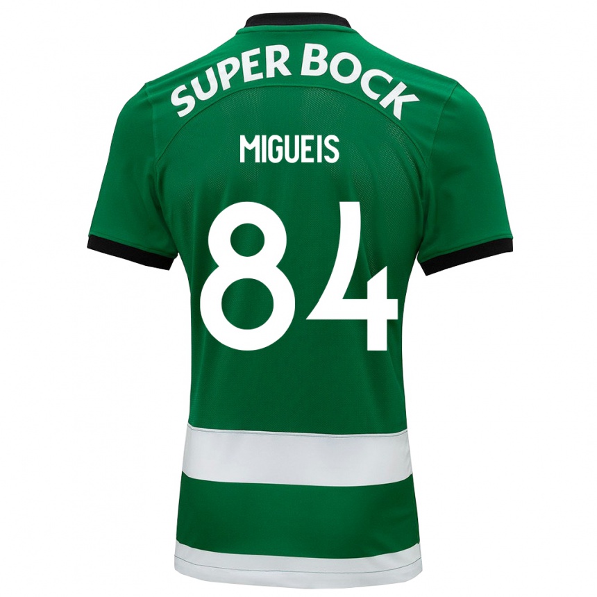 Hombre Fútbol Camiseta Pedro Miguéis #84 Verde 1ª Equipación 2023/24 México