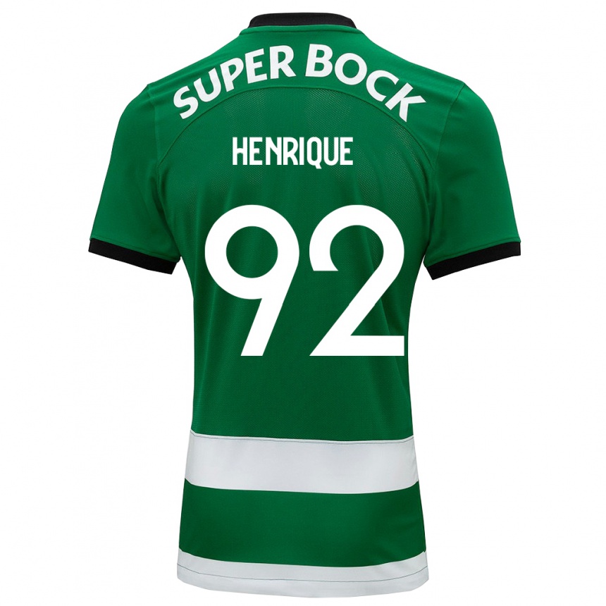 Hombre Fútbol Camiseta Eduardo Henrique #92 Verde 1ª Equipación 2023/24 México