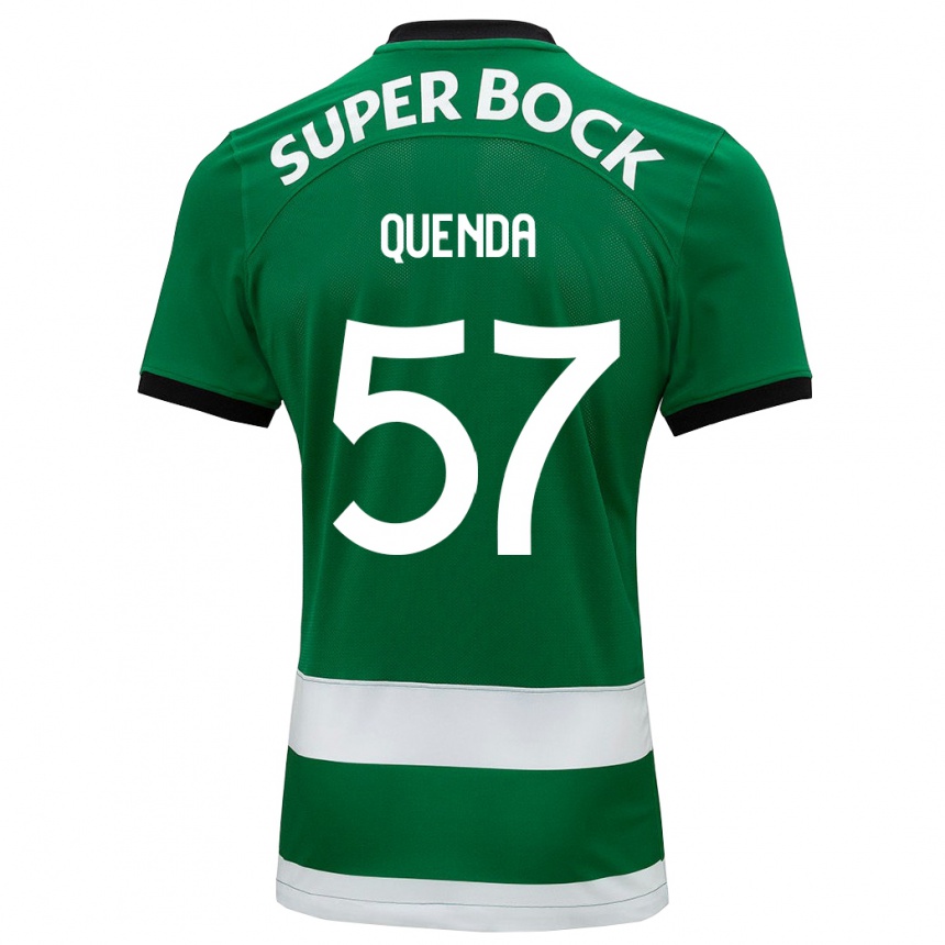 Hombre Fútbol Camiseta Geovany Quenda #57 Verde 1ª Equipación 2023/24 México