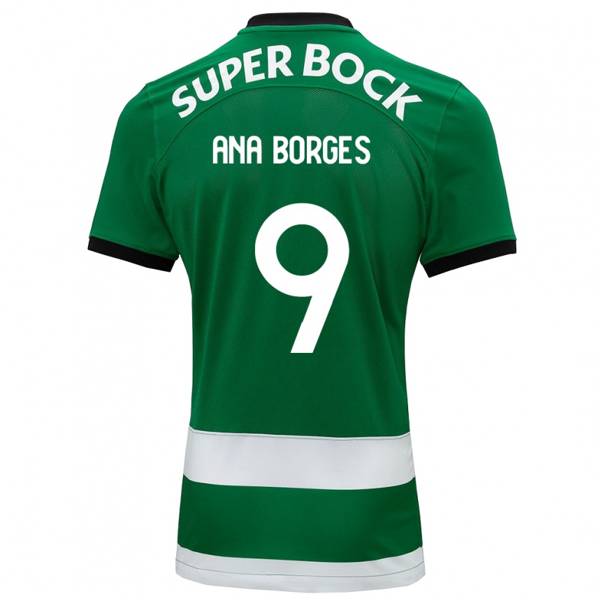 Hombre Fútbol Camiseta Ana Catarina Marques Borges #9 Verde 1ª Equipación 2023/24 México