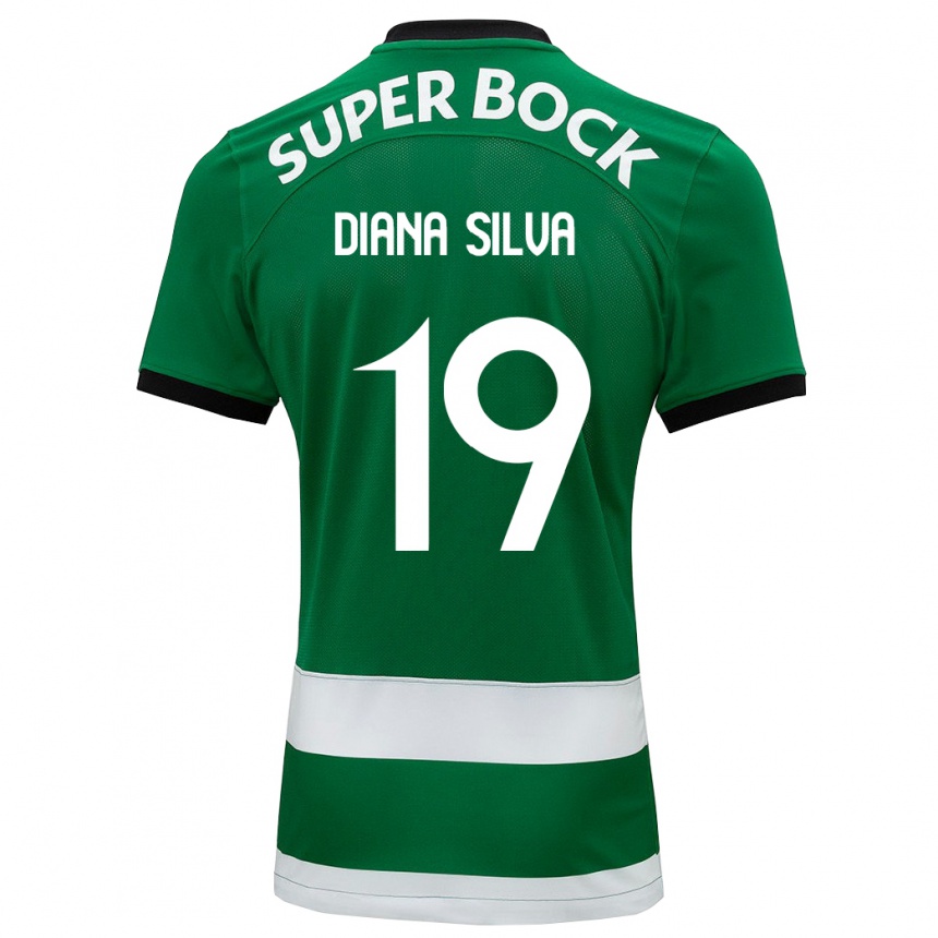 Hombre Fútbol Camiseta Diana Micaela Abreu De Sousa E Silva #19 Verde 1ª Equipación 2023/24 México