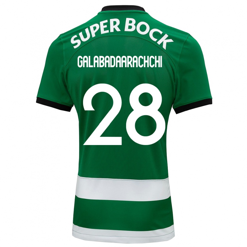Hombre Fútbol Camiseta Jacinta Galabadaarachchi #28 Verde 1ª Equipación 2023/24 México