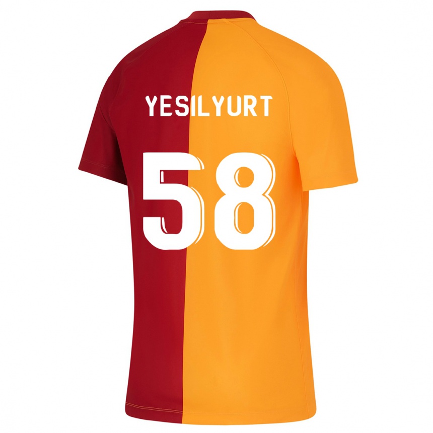 Hombre Fútbol Camiseta Ali Yeşilyurt #58 Naranja 1ª Equipación 2023/24 México