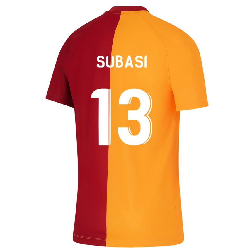 Hombre Fútbol Camiseta Kadir Subasi #13 Naranja 1ª Equipación 2023/24 México