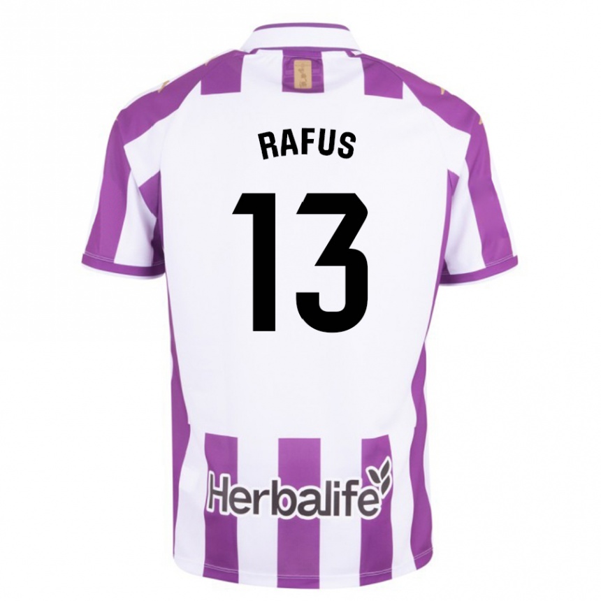 Hombre Fútbol Camiseta Arnau Rafus #13 Morado 1ª Equipación 2023/24 México