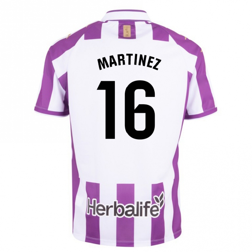 Hombre Fútbol Camiseta Jesús Martínez #16 Morado 1ª Equipación 2023/24 México