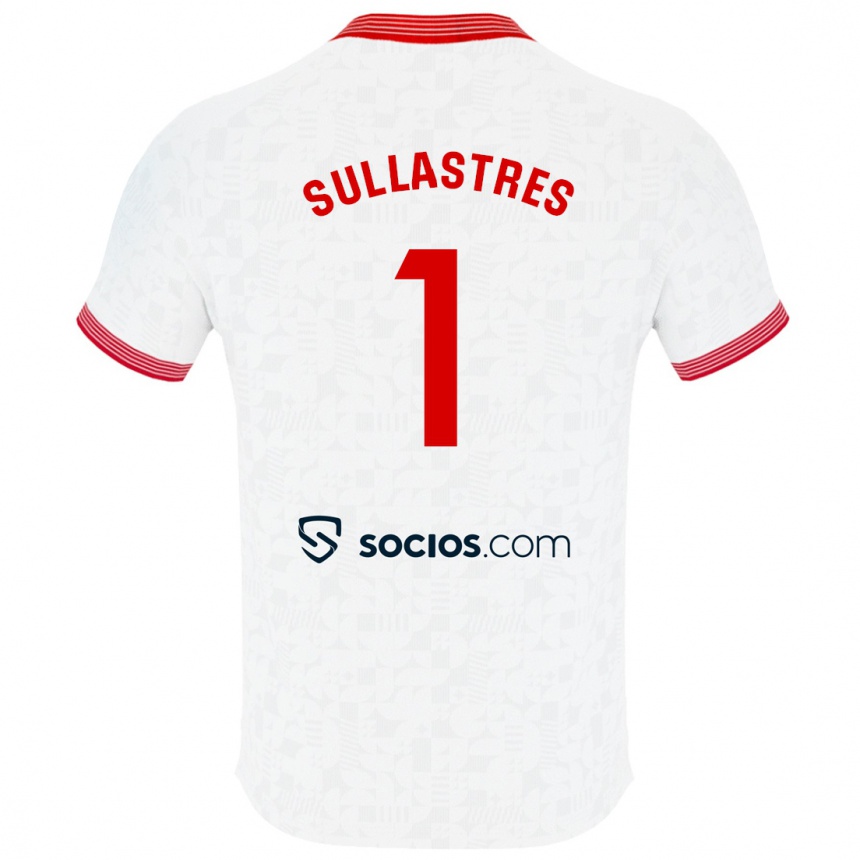 Hombre Fútbol Camiseta Esther Sullastres Ayuso #1 Blanco 1ª Equipación 2023/24 México