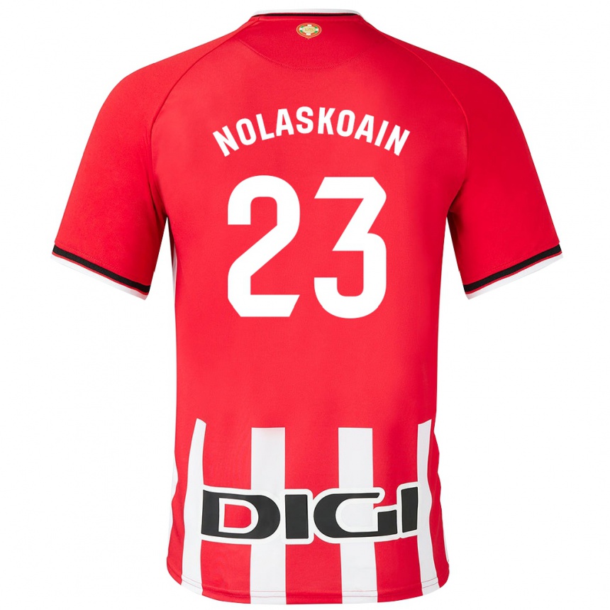 Hombre Fútbol Camiseta Peru Nolaskoain #23 Rojo 1ª Equipación 2023/24 México