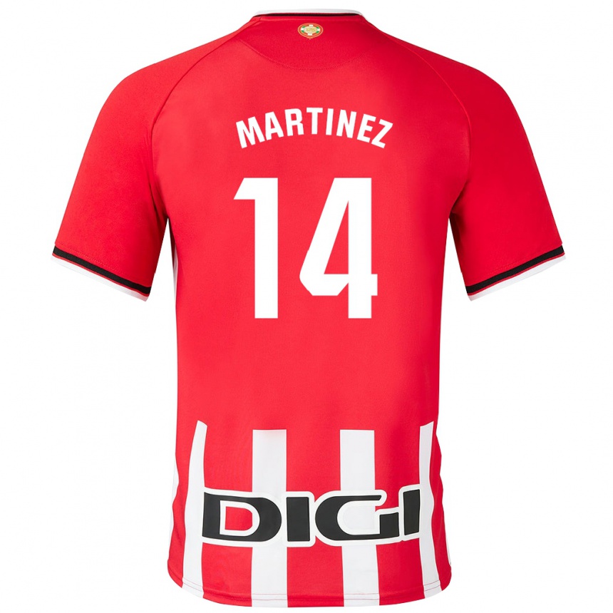 Hombre Fútbol Camiseta Pablo Martínez #14 Rojo 1ª Equipación 2023/24 México