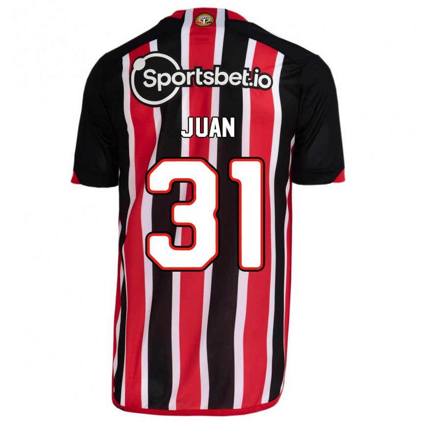 Hombre Fútbol Camiseta Juan #31 Azul Rojo 2ª Equipación 2023/24 México