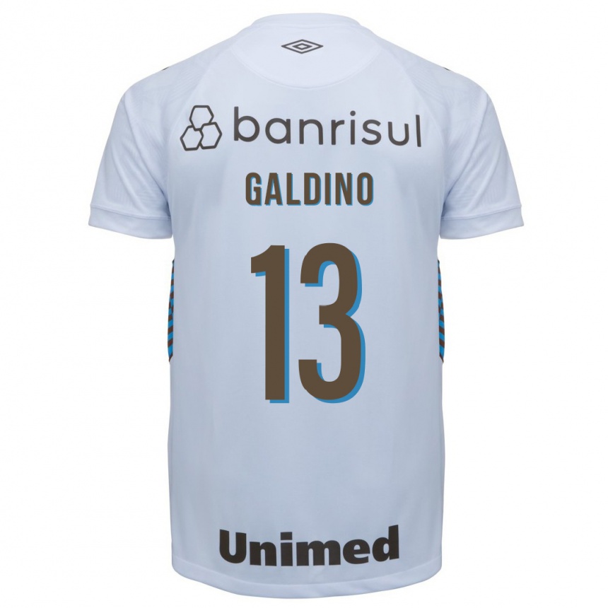 Hombre Fútbol Camiseta Everton Galdino #13 Blanco 2ª Equipación 2023/24 México