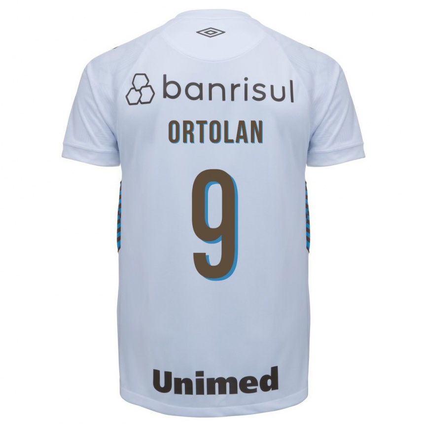 Hombre Fútbol Camiseta Dani Ortolan #9 Blanco 2ª Equipación 2023/24 México