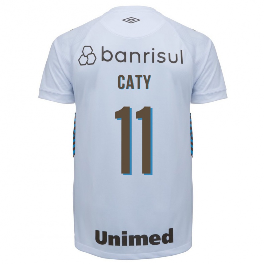 Hombre Fútbol Camiseta Caty #11 Blanco 2ª Equipación 2023/24 México