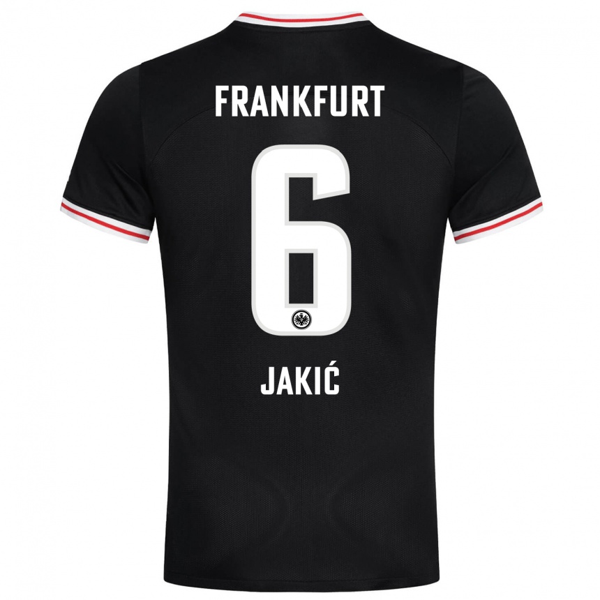 Hombre Fútbol Camiseta Kristijan Jakic #6 Negro 2ª Equipación 2023/24 México