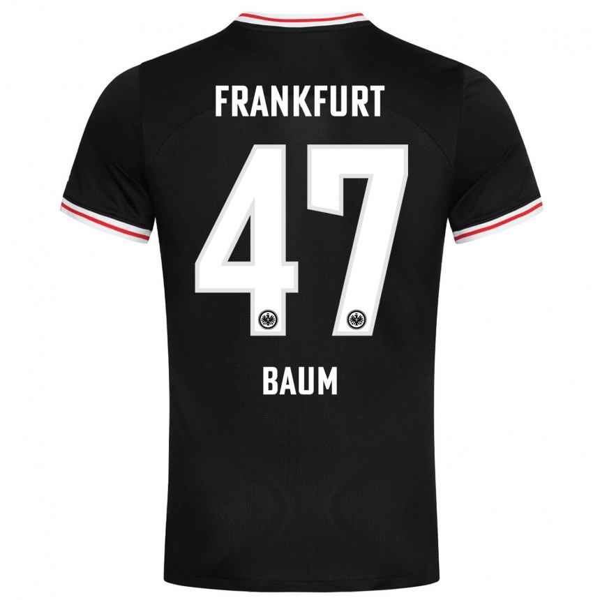 Hombre Fútbol Camiseta Elias Baum #47 Negro 2ª Equipación 2023/24 México