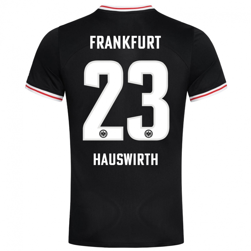 Hombre Fútbol Camiseta Max Hauswirth #23 Negro 2ª Equipación 2023/24 México