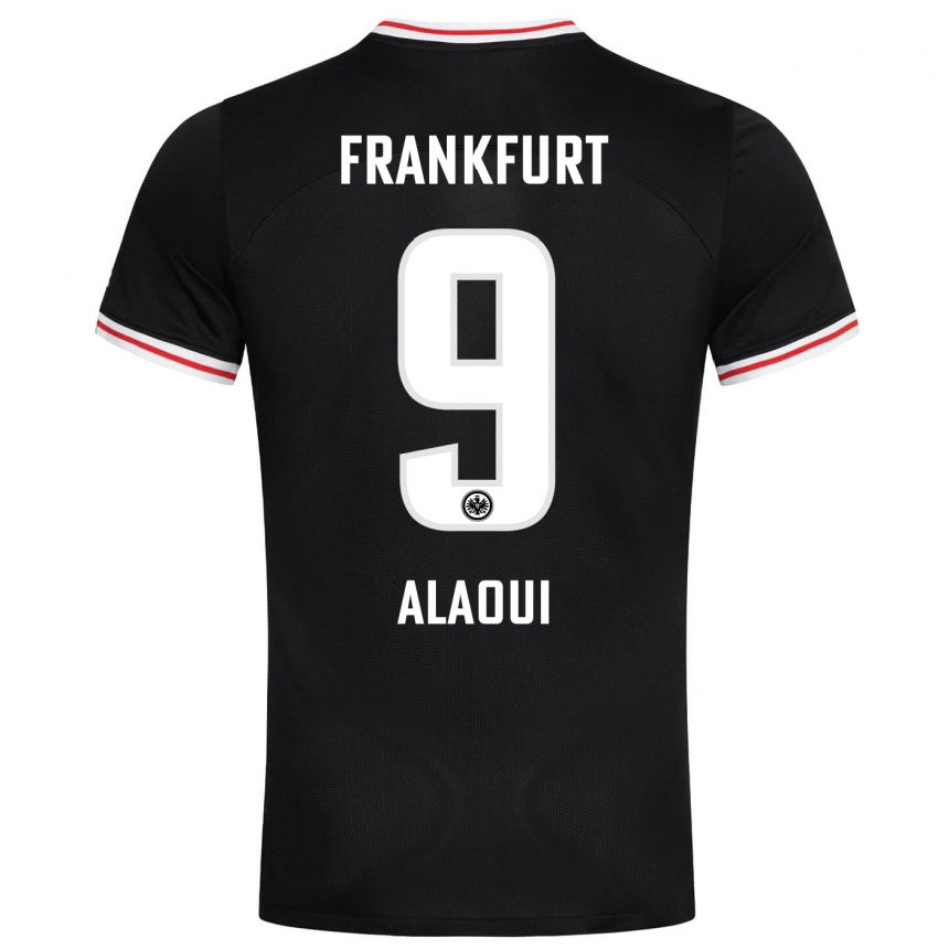 Hombre Fútbol Camiseta Anas Alaoui #9 Negro 2ª Equipación 2023/24 México