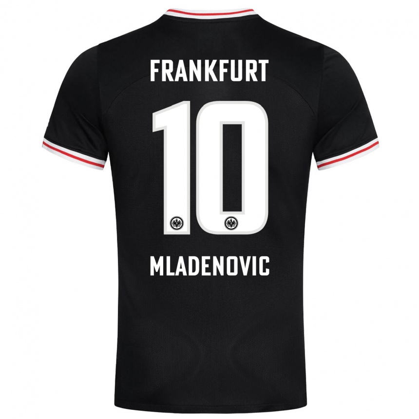 Hombre Fútbol Camiseta Marko Mladenovic #10 Negro 2ª Equipación 2023/24 México