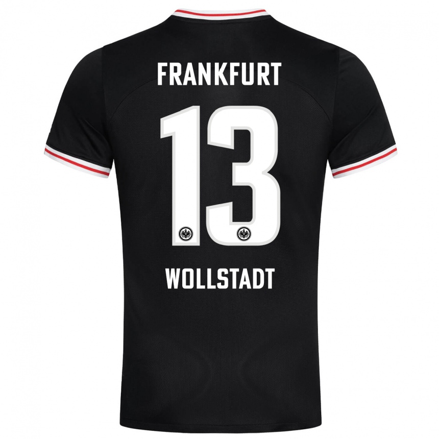 Hombre Fútbol Camiseta Fabio Wollstadt #13 Negro 2ª Equipación 2023/24 México