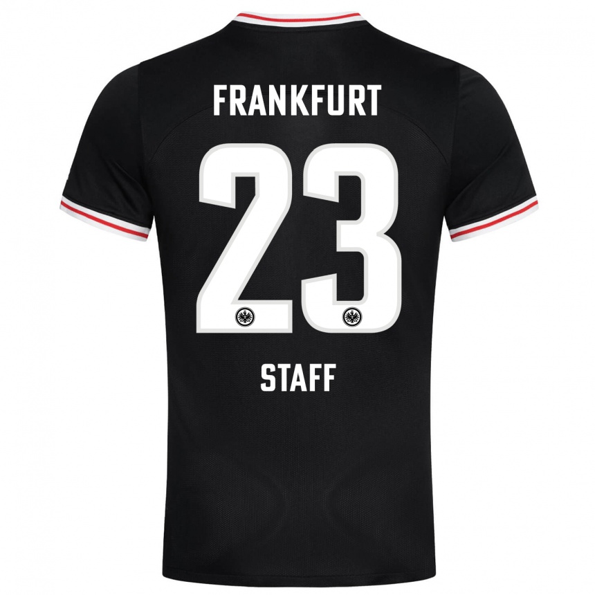 Hombre Fútbol Camiseta Alexander Staff #23 Negro 2ª Equipación 2023/24 México