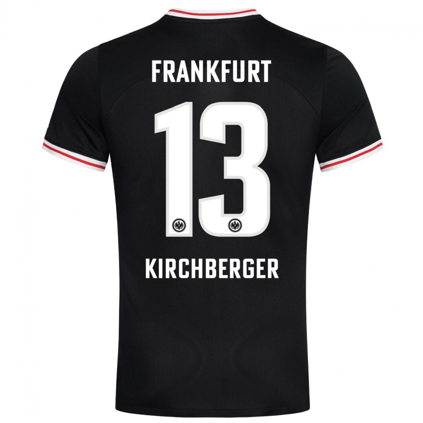 Hombre Fútbol Camiseta Virginia Kirchberger #13 Negro 2ª Equipación 2023/24 México