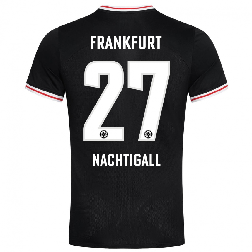 Hombre Fútbol Camiseta Sophie Nachtigall #27 Negro 2ª Equipación 2023/24 México