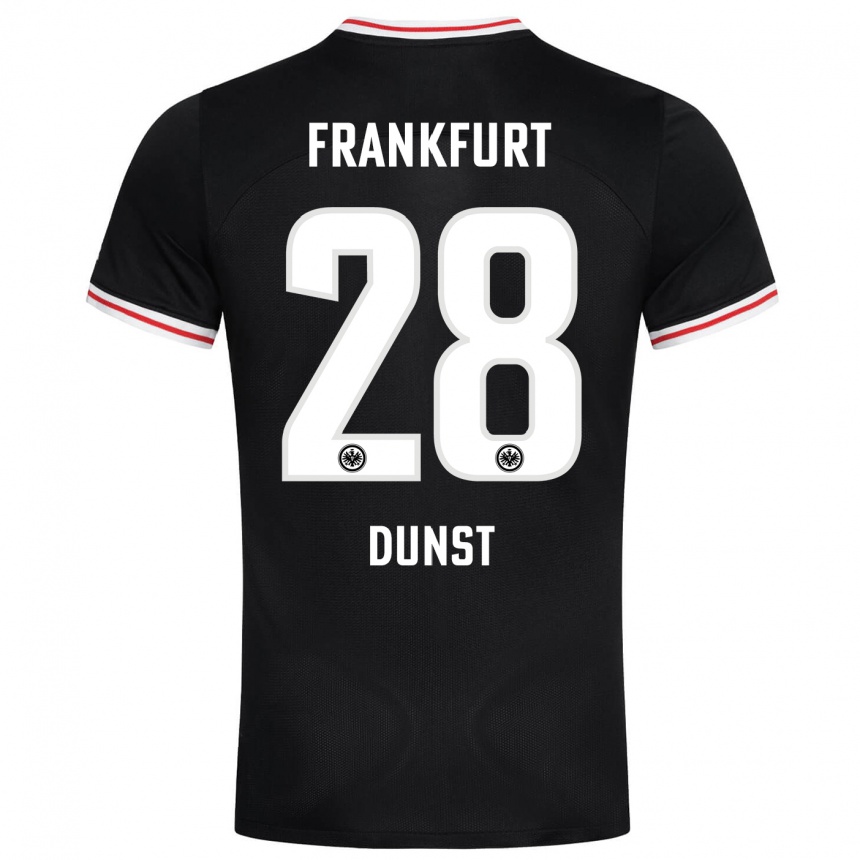 Hombre Fútbol Camiseta Barbara Dunst #28 Negro 2ª Equipación 2023/24 México