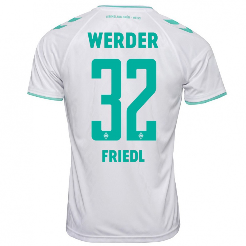 Hombre Fútbol Camiseta Marco Friedl #32 Blanco 2ª Equipación 2023/24 México