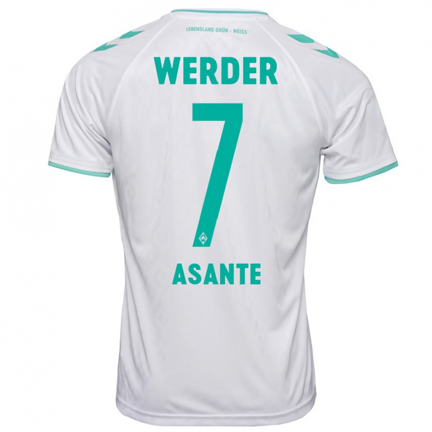 Hombre Fútbol Camiseta Davis Asante #7 Blanco 2ª Equipación 2023/24 México