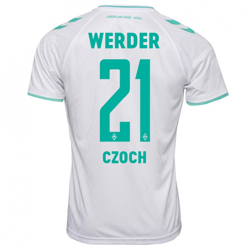 Hombre Fútbol Camiseta Mike Czoch #21 Blanco 2ª Equipación 2023/24 México