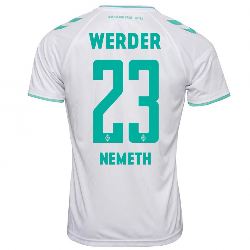 Hombre Fútbol Camiseta Hanna Nemeth #23 Blanco 2ª Equipación 2023/24 México