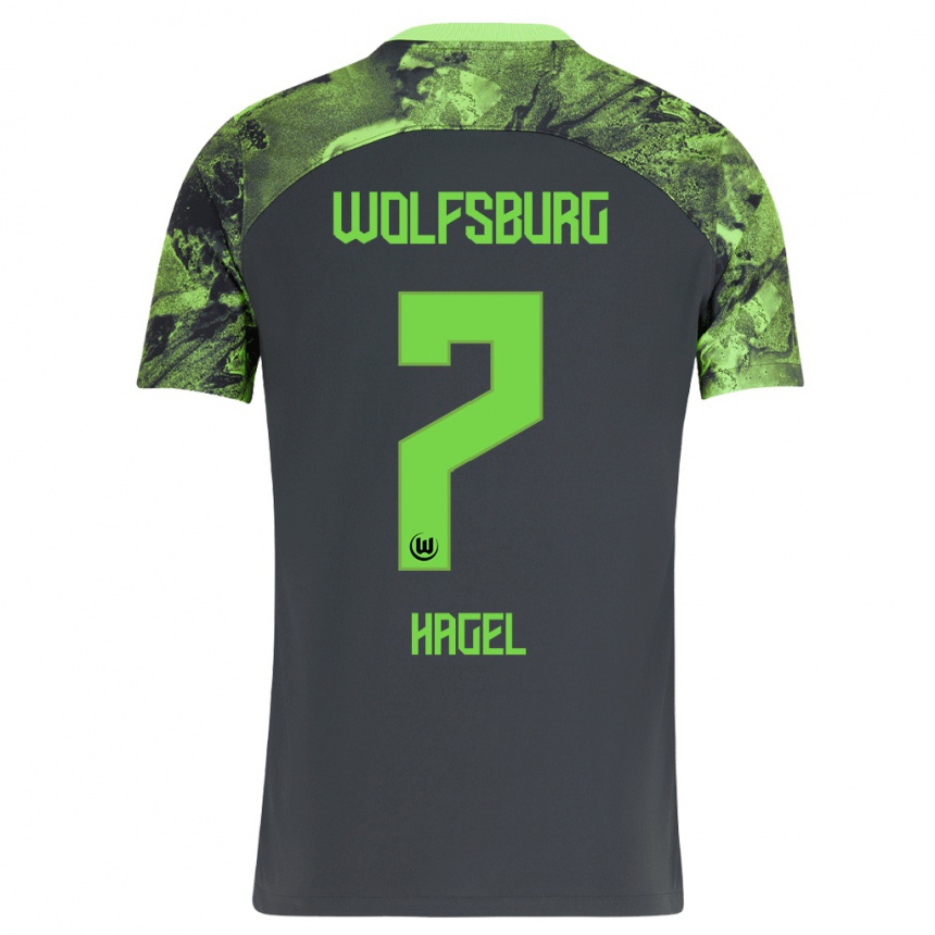 Hombre Fútbol Camiseta Chantal Hagel #7 Gris Oscuro 2ª Equipación 2023/24 México