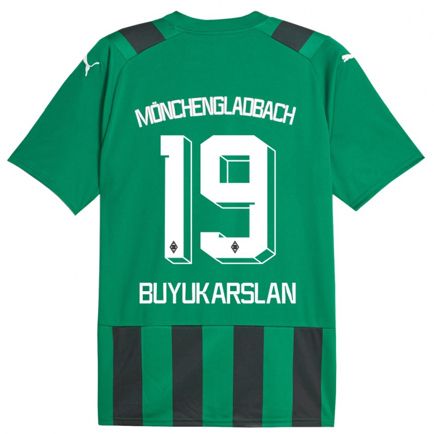 Hombre Fútbol Camiseta Oguzcan Büyükarslan #19 Verde Negro 2ª Equipación 2023/24 México