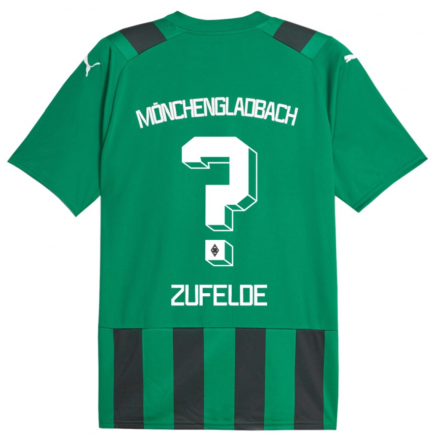 Hombre Fútbol Camiseta Isaac Zufelde #0 Verde Negro 2ª Equipación 2023/24 México