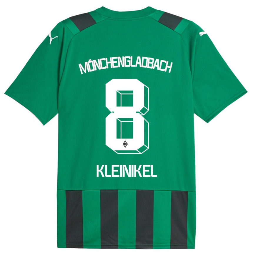 Hombre Fútbol Camiseta Nadja Kleinikel #8 Verde Negro 2ª Equipación 2023/24 México