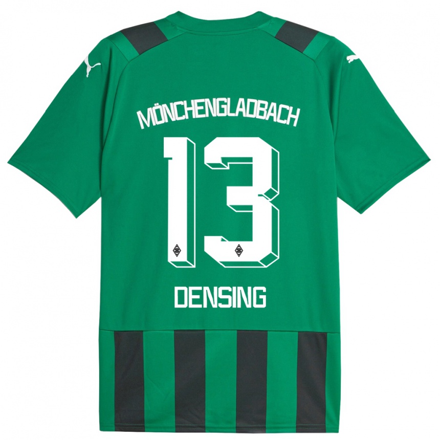 Hombre Fútbol Camiseta Kyra Densing #13 Verde Negro 2ª Equipación 2023/24 México