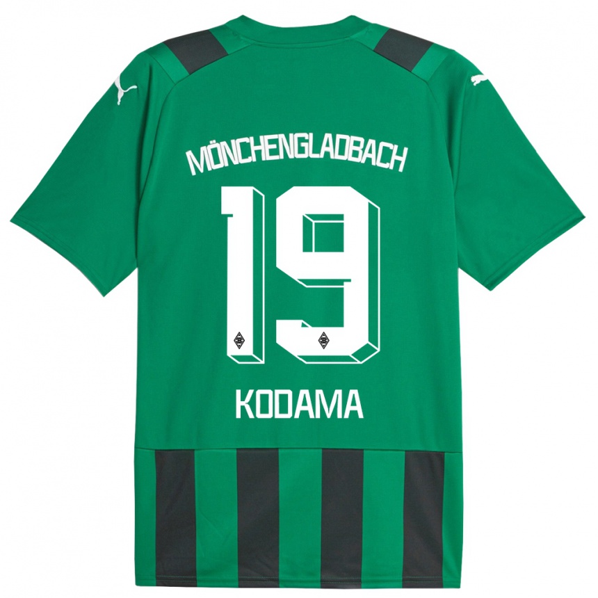 Hombre Fútbol Camiseta Keiko Kodama #19 Verde Negro 2ª Equipación 2023/24 México