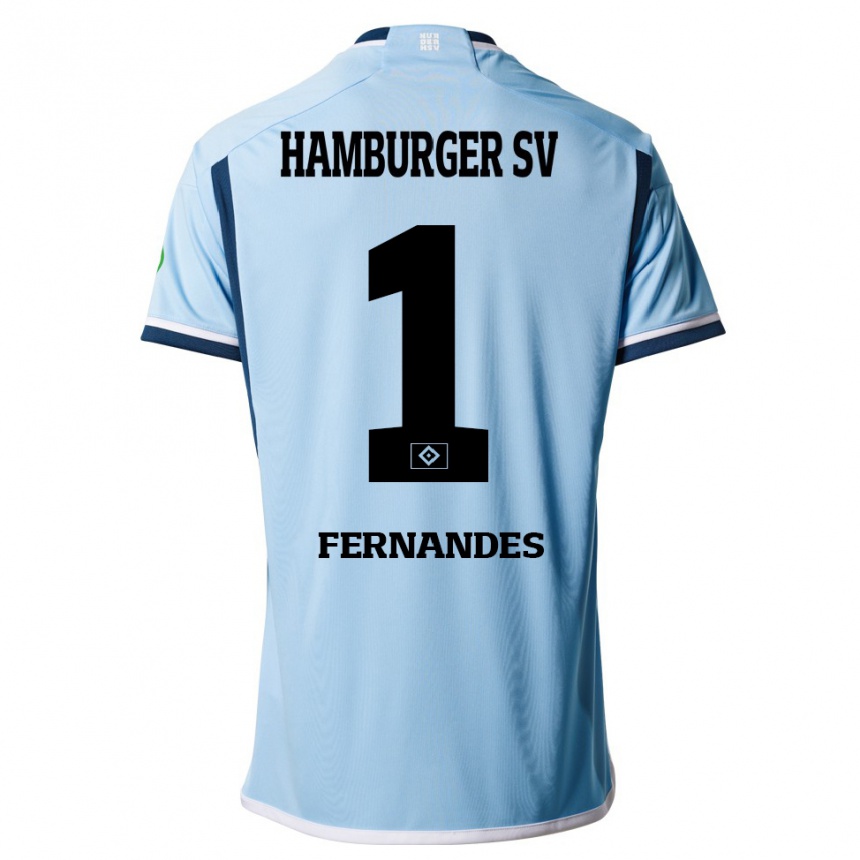 Hombre Fútbol Camiseta Daniel Heuer Fernandes #1 Azul 2ª Equipación 2023/24 México