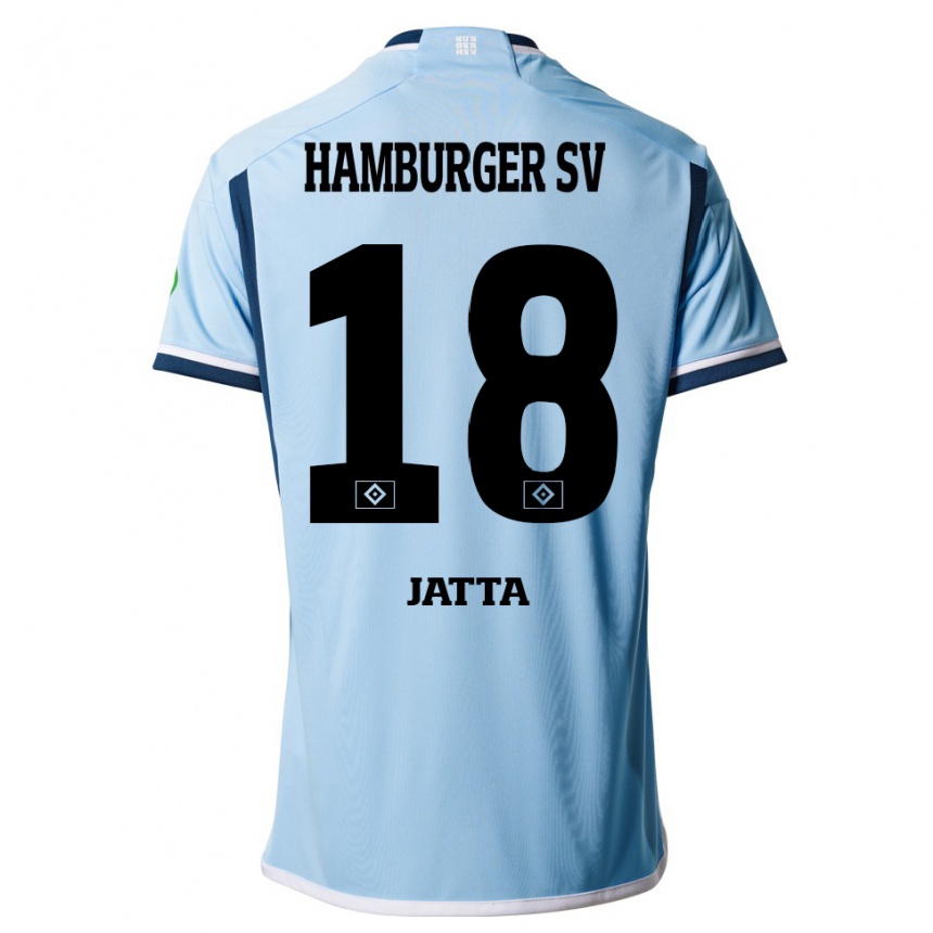 Hombre Fútbol Camiseta Bakery Jatta #18 Azul 2ª Equipación 2023/24 México