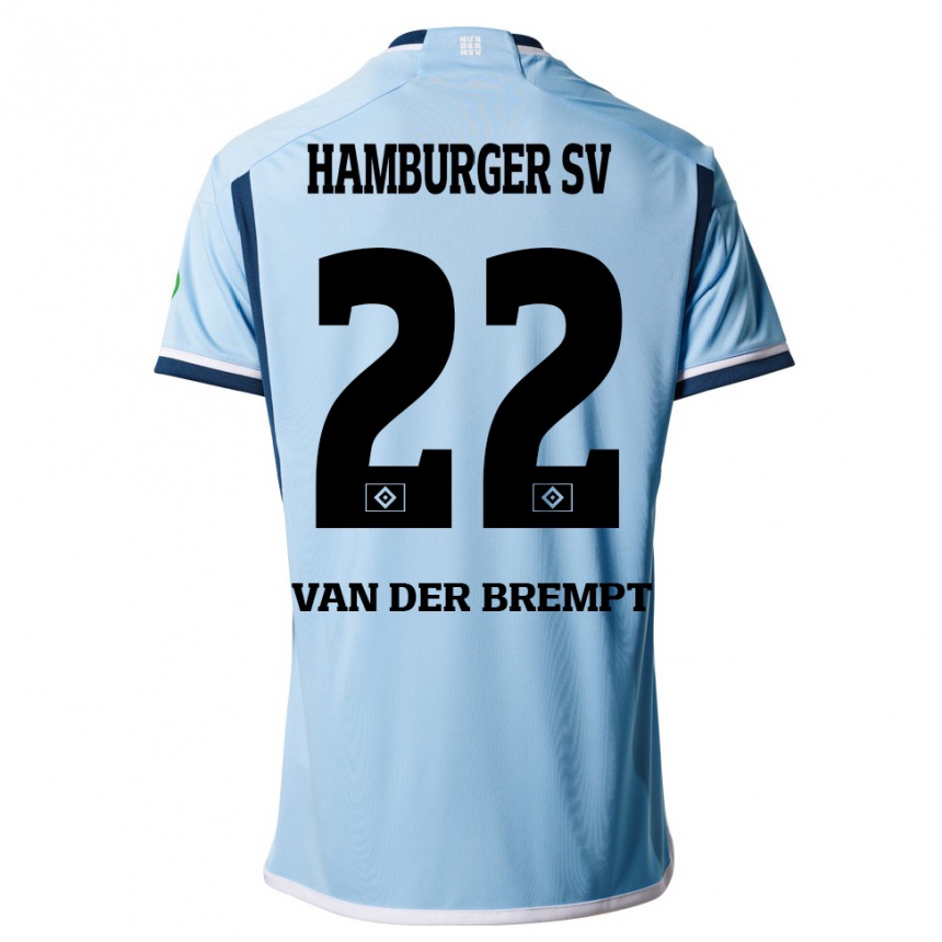 Hombre Fútbol Camiseta Ignace Van Der Brempt #22 Azul 2ª Equipación 2023/24 México