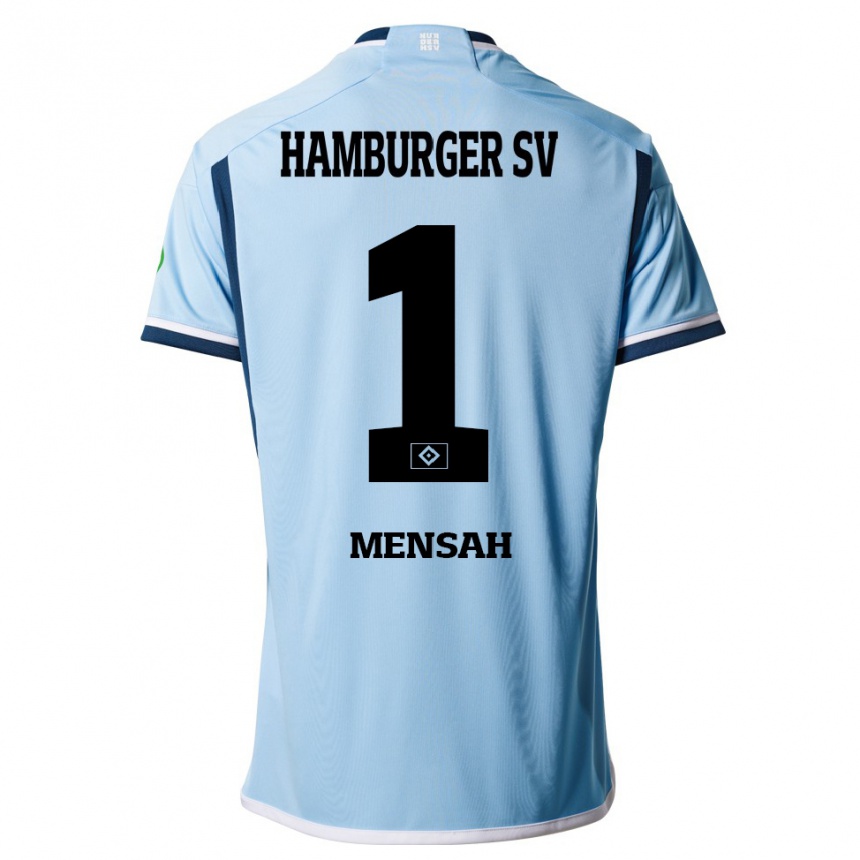 Hombre Fútbol Camiseta Steven Mensah #1 Azul 2ª Equipación 2023/24 México